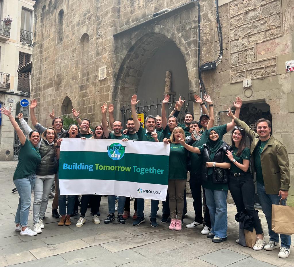 Prologis España stands by the homeless with Arrels Fundació on the latest Impact Day 