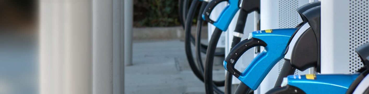 Fleet electrification EV charger handles Fleet electrification EV charger handles