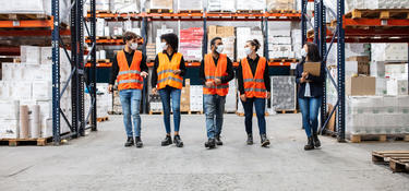 Prologis Team Members in a warehouse