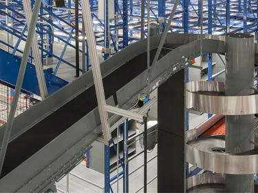 Dentro de un almacén de Prologis