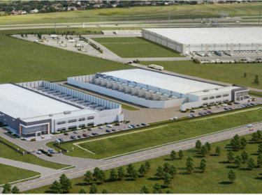 Aerial view of a Prologis data center