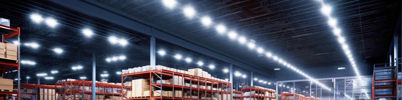 Luces LED brillantes para el techo del almacén Luces LED brillantes para el techo del almacén