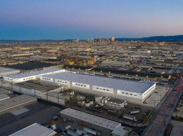 Prologis Vernon Business Center at dawn, Los Angeles, California